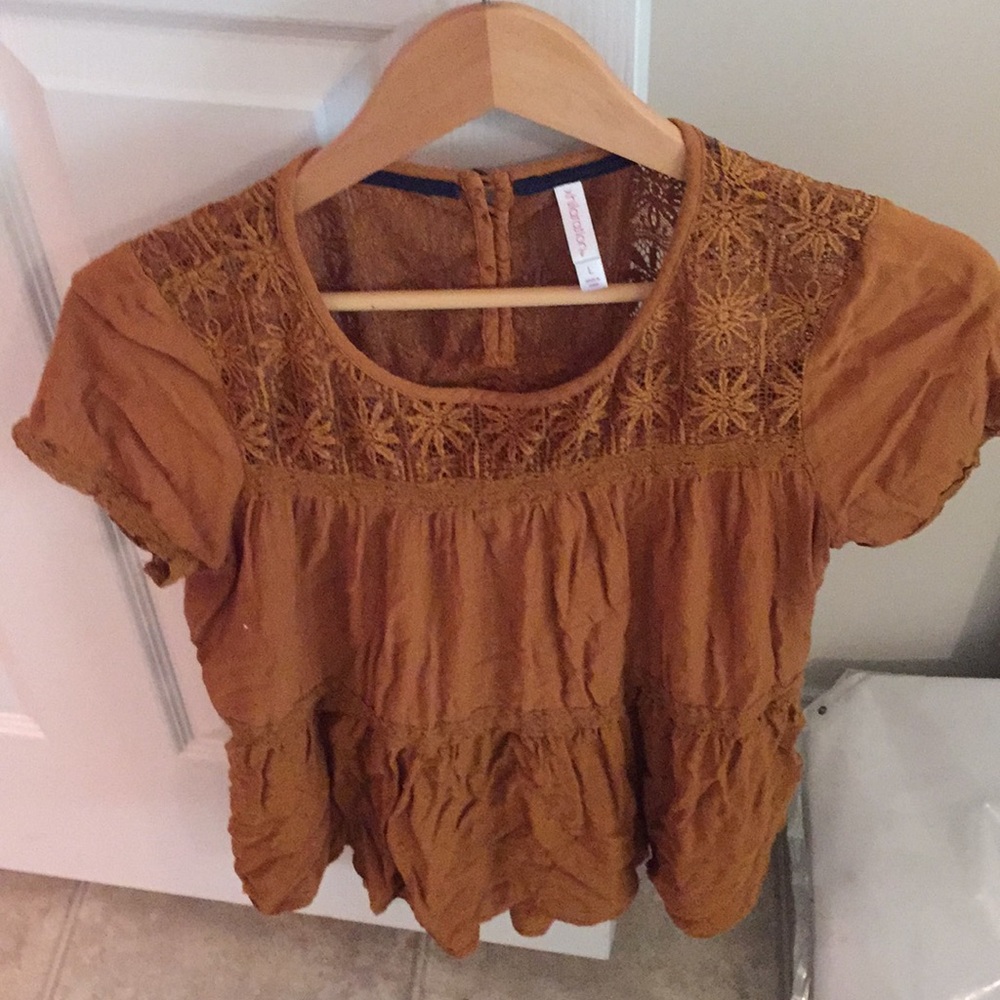 Orange Target Blouse